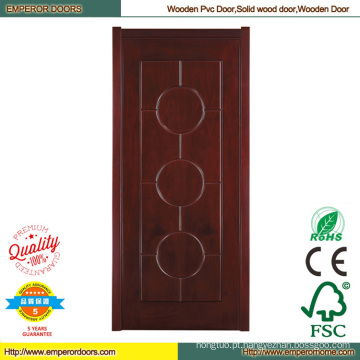 Portas de PVC barato som de porta de madeira porta prova